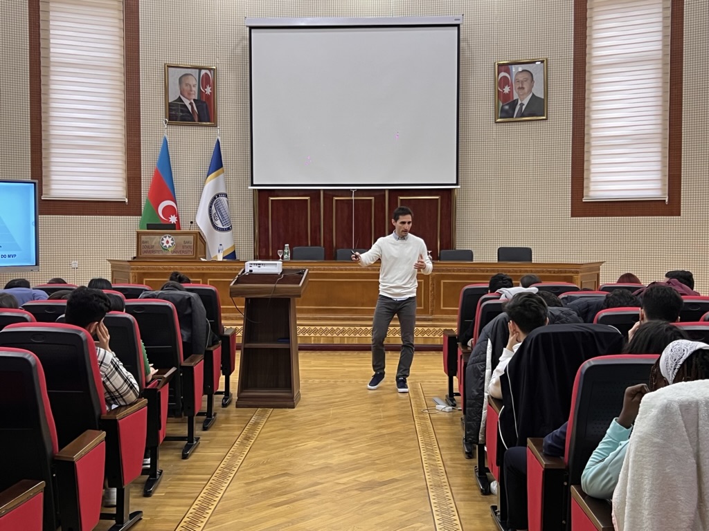 Arseniy Goldberg — University Lecture, Azerbaijan