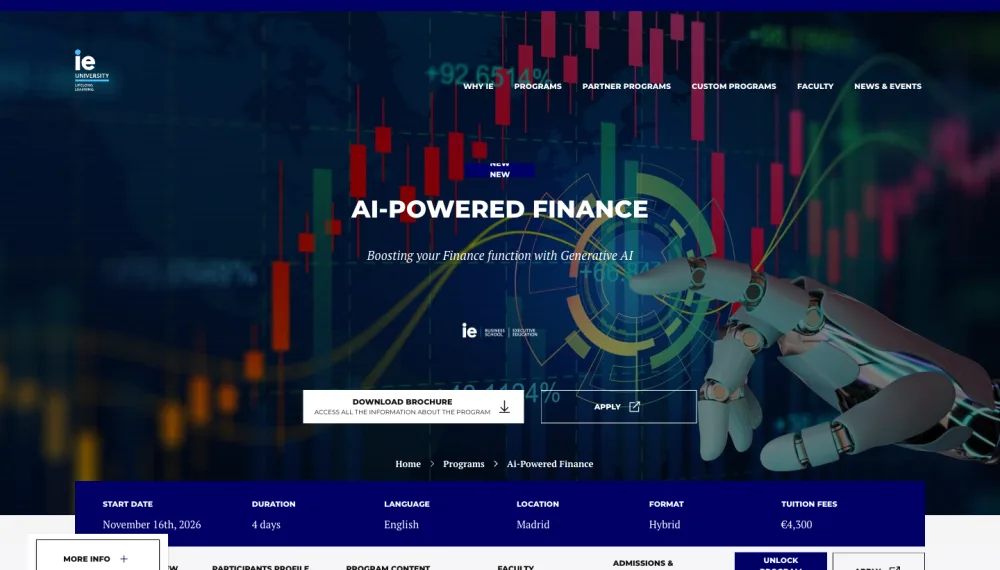 AI-Powered Finance at IE